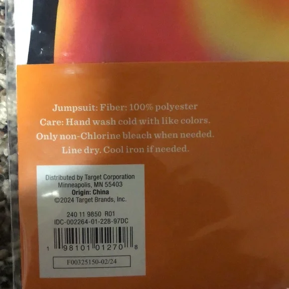 🐠Kids Color Melt Skeleton Costume Glow Under Blacklight Size M (8) | NWT - Picture 5 of 5